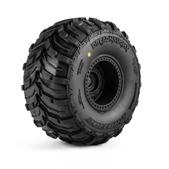 PRO1034110 Pro-Line Dreadnaught 2.2" F/R Tire MTD QUAKE 4S Wheel: QUAKE 4S