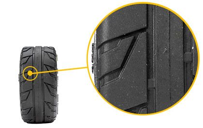 PRO1034310 Pro-Line Vector F/R Tires 12mm Black Split6 for Mojave Grom (4)