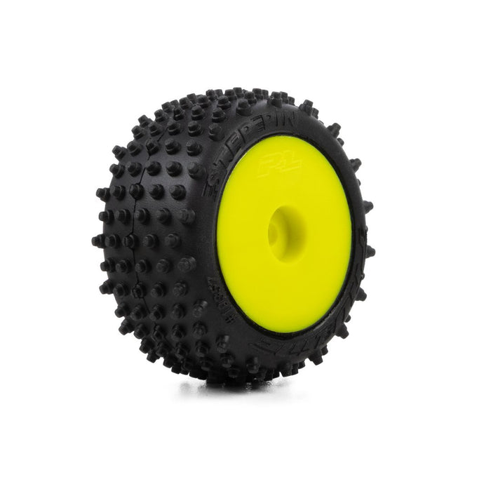 PRO1035112 Pro-Line Edge Front/Step Pin Rear Tires MTD 7mm Yellow (4)