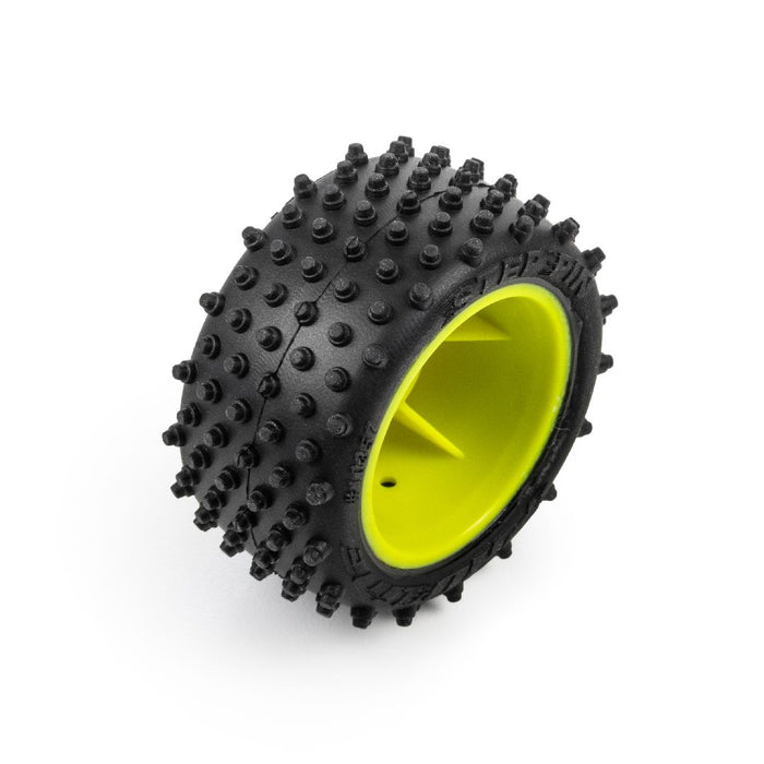 PRO1035112 Pro-Line Edge Front/Step Pin Rear Tires MTD 7mm Yellow (4)