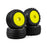 PRO1035112 Pro-Line Edge Front/Step Pin Rear Tires MTD 7mm Yellow (4)