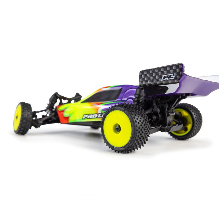 PRO1035512 Pro-Line Wedge Front/Prism Rear Tires MTD Losi Micro-B Yellow