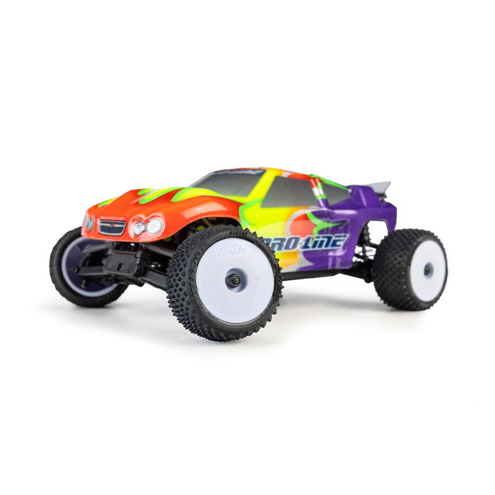 PRO1035613 Pro-Line Prism F/R Tires Mounted 7mm: Losi Micro-T (4) - White