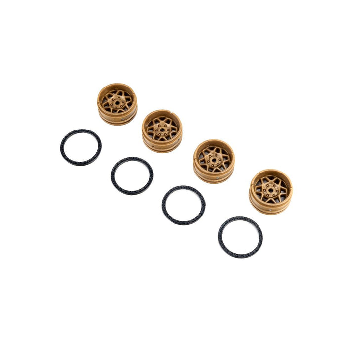 PRO288503 Pro-Line KMC Torx Wheel w/ Bead Ring: SCX30 (4)