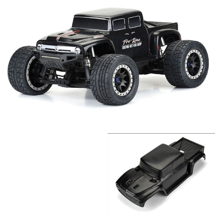 PRO361018 1/5 Pre-Cut Ford F-100 Bash Armor Black Body: X-MAXX