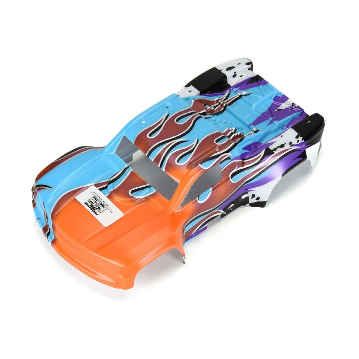 PRO367522 Pro-Line LE Pre-Cut/Painted Silverado Truck Fire/Ice(Pink/Aqua)