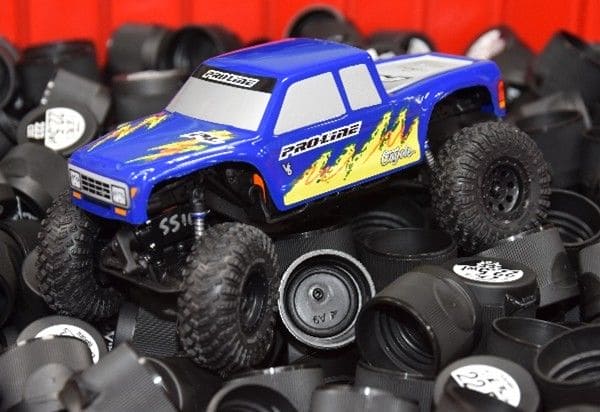 PRO369413 Pro-Line Pre-Cut Coyote High Performance Blue Body for Axial