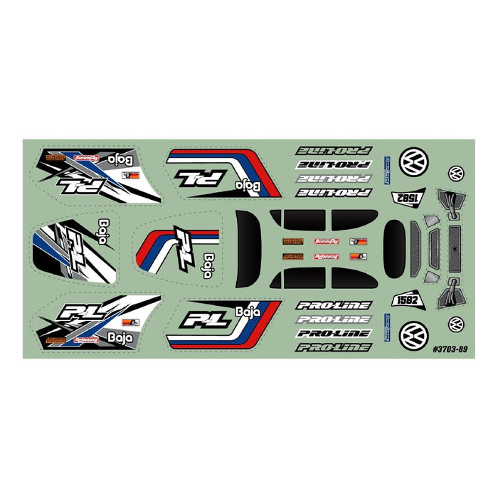 PRO370300 1/28 VW Baja Bug Clear Body: Micro-T