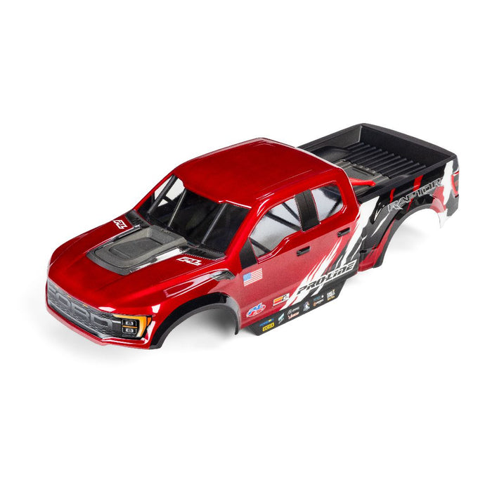PRO372217 Pro-Line Pre-Cut 2022 Ford Raptor Clear Body: ARRMA QUAKE 4S
