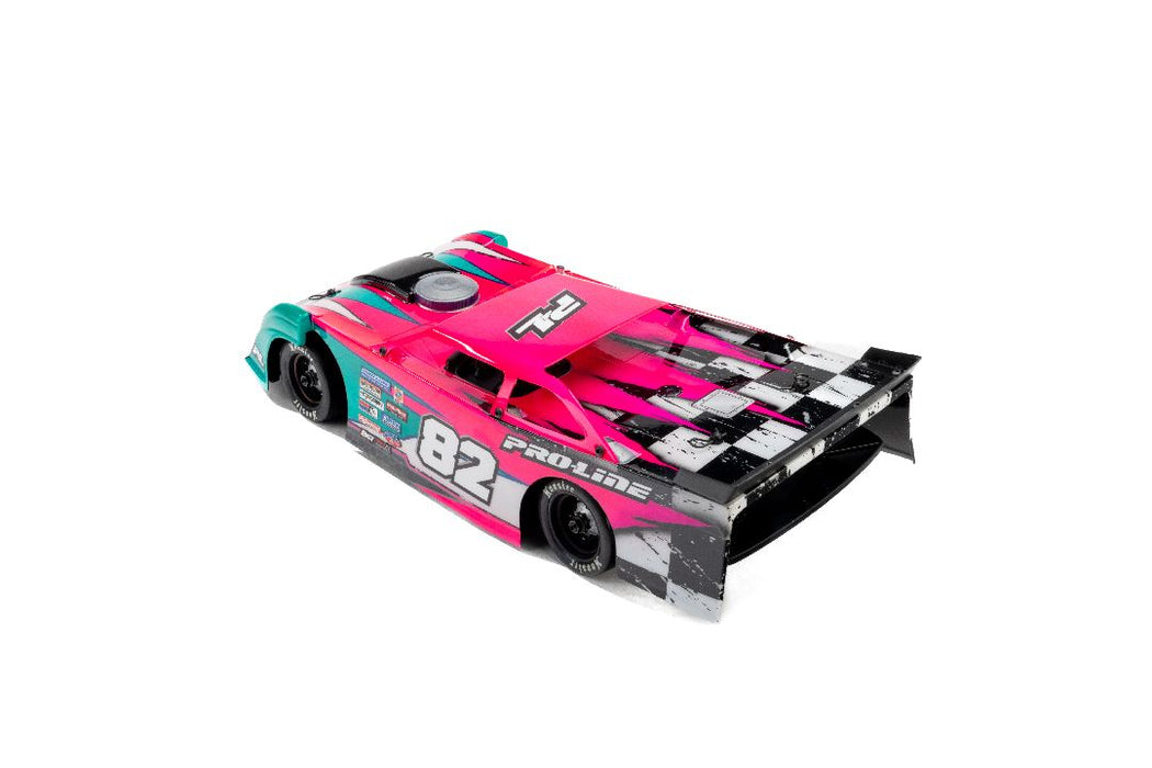 PRO373717 Pro-Line Pre-Cut Tombstone Dirt Late Model Clear Body: Losi ALM