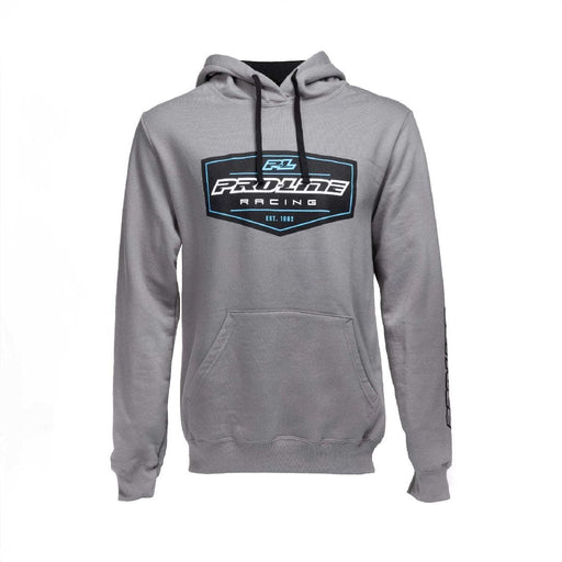 PRO986402 Pro-Line Crest Gray Hoodie - Medium