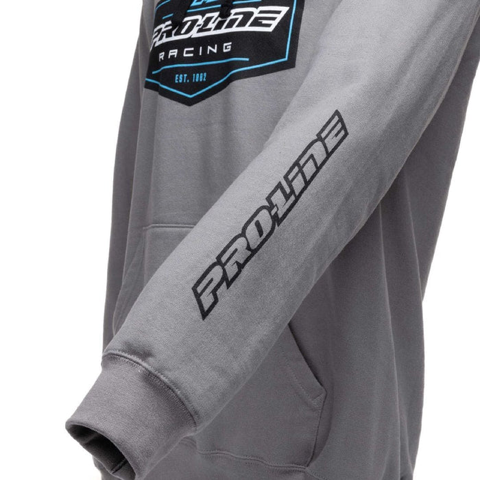 PRO986404 Pro-Line Crest Gray Hoodie - XL