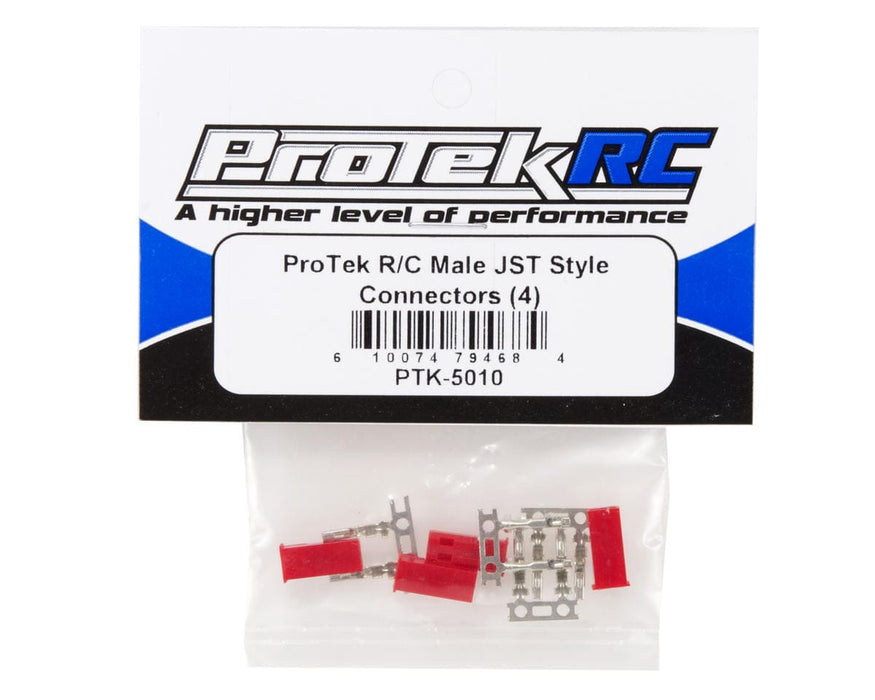 PTK-5010 ProTek RC Male JST Style Connectors (4)