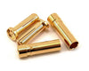 PTK-5024 ProTek RC 5.0mm "Super Bullet" Solid Gold Connectors (2 Male/2 Female)