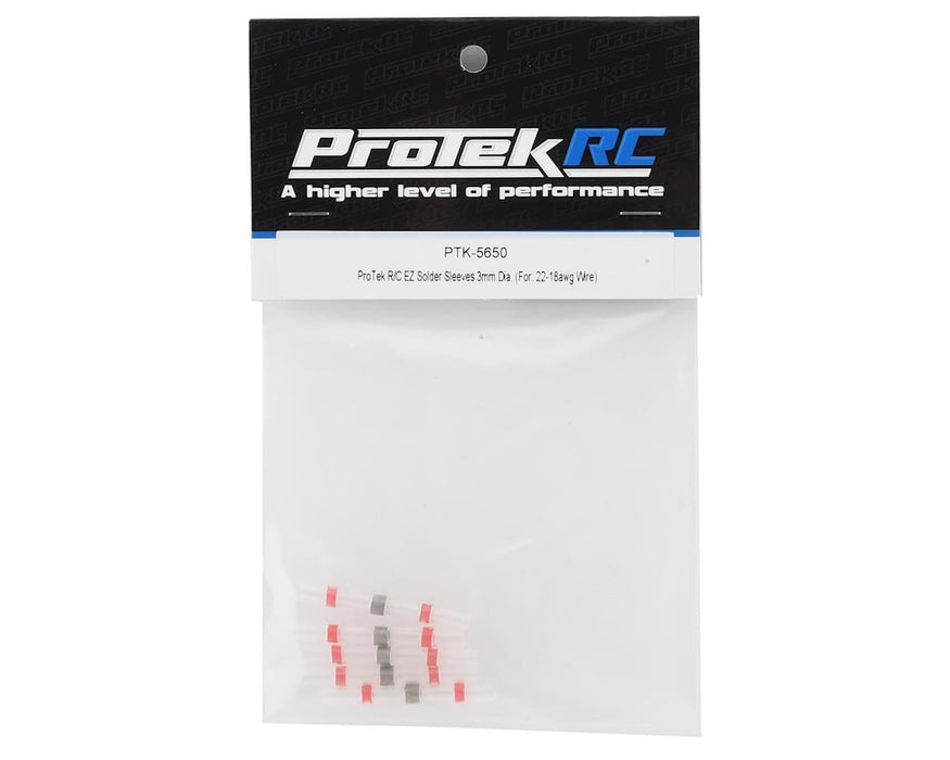 PTK-5650 ProTek RC 3mm EZ Solder Splice Tube Sleeves (5) (22-18awg Wire)