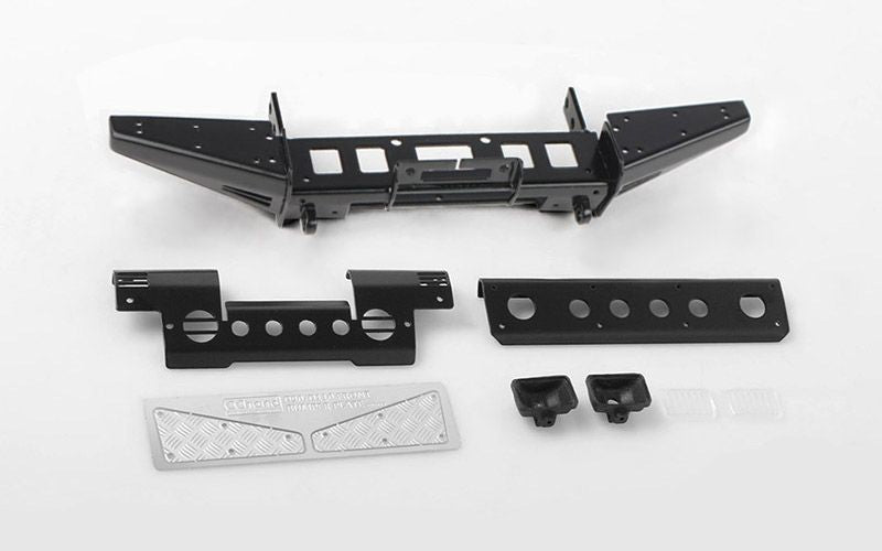 RC4VVV-C0284 RC4WD Metal Front Bumper w/Lights for Gelande II