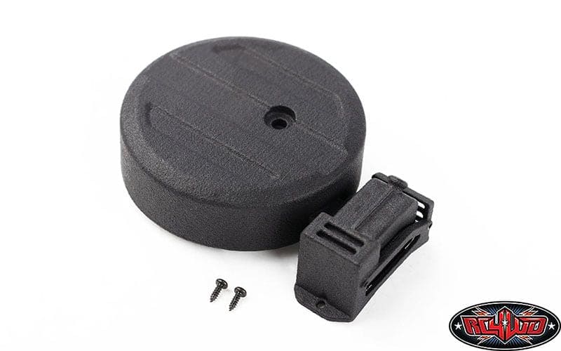 RC4VVV-C1367 RC4WD Spare Tire Holder w/ Fuel Tank for Axial SCX24 2021 Bronco