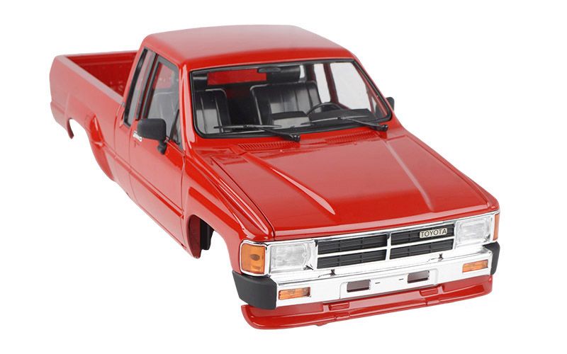 RC4Z-B0020 RC4WD 1987 Toyota XtraCab Hard Body Complete Set - Red