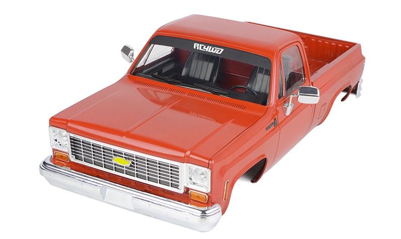 RC4Z-B0276 RC4WD Chevrolet K10 Scottsdale Hard Body Complete Set (Red)