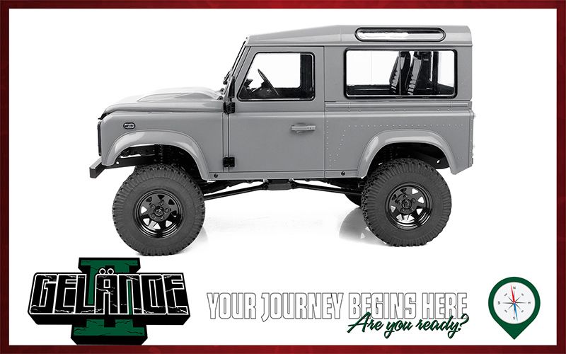 RC4Z-K0073 RC4WD Gelande II Kit 2015 Land Rover Defender D90 Hard Body Set