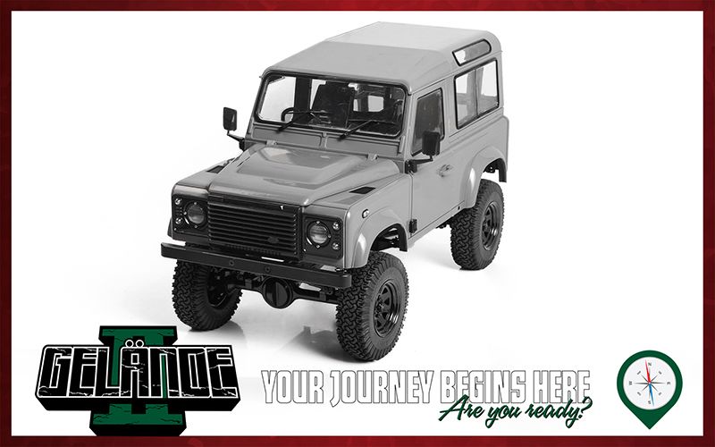RC4Z-K0073 RC4WD Gelande II Kit 2015 Land Rover Defender D90 Hard Body Set