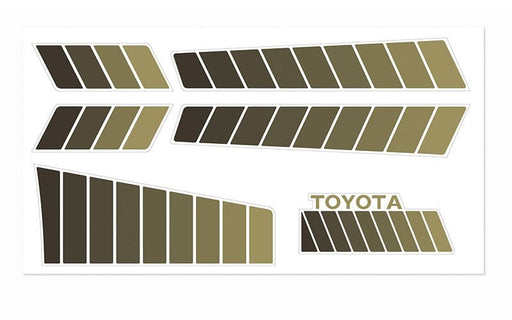 RC4Z-S0146 RC4WD Toyota 84-85 Body Decals (Brown)