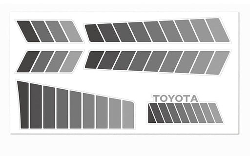 RC4Z-S0151 RC4WD Toyota 84-85 Body Decals (Grey)