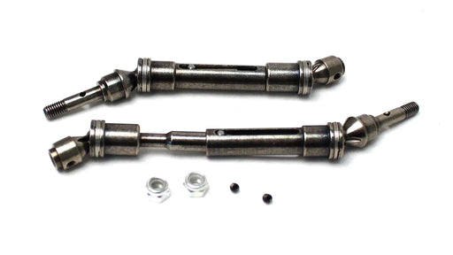 RCE1853 RACERS EDGE Slash 4WD Steel Universal Front Driveshafts 1 pair