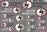 RCESTICKERSET Racers Edge Sticker Set, 6" x 4"