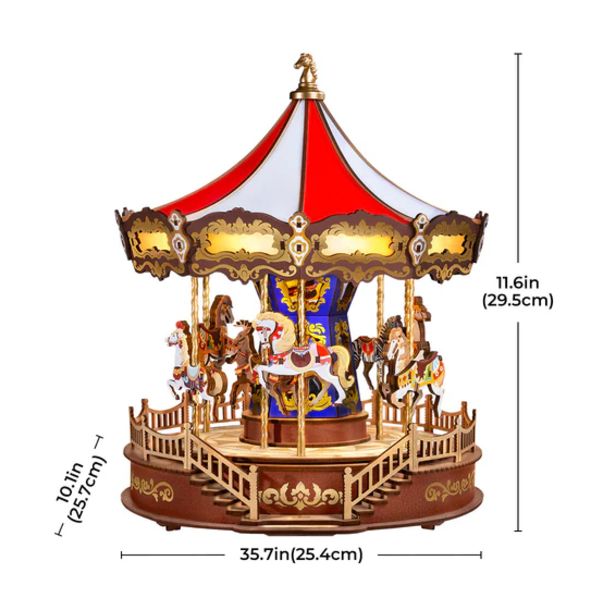 ROEAMC01 Rolife Classic Carousel 3D Woodel Puzzle