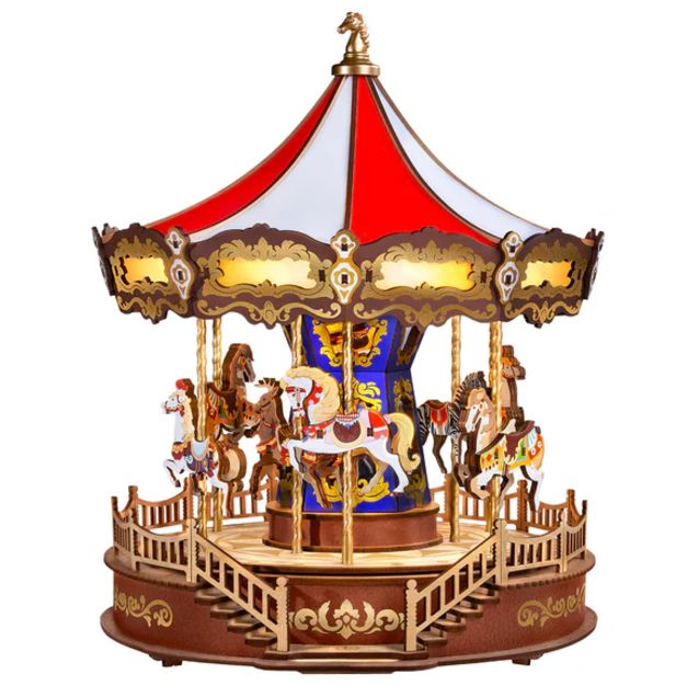ROEAMC01 Rolife Classic Carousel 3D Woodel Puzzle