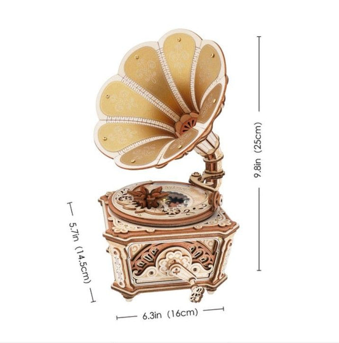 ROEAMK82 Rolife Diva Gramophone 3D Wooden Puzzle