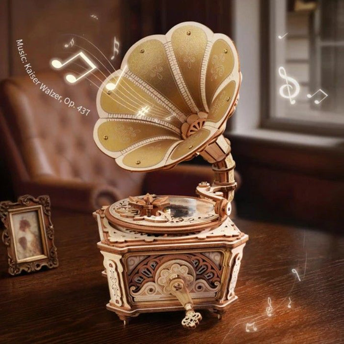 ROEAMK82 Rolife Diva Gramophone 3D Wooden Puzzle