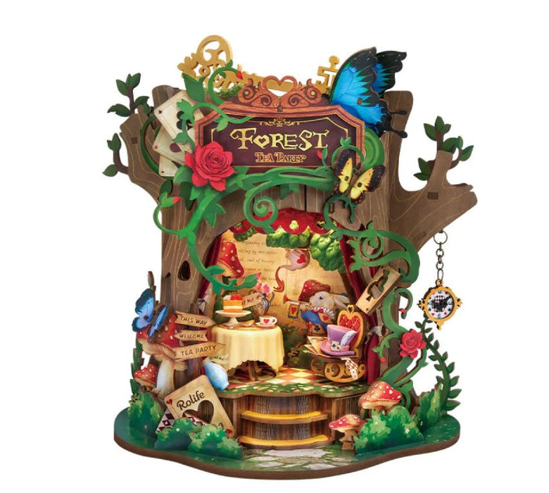 ROEAMT03 Rolife Forest Tea Party DIY Music Box 3D Wooden Puzzle