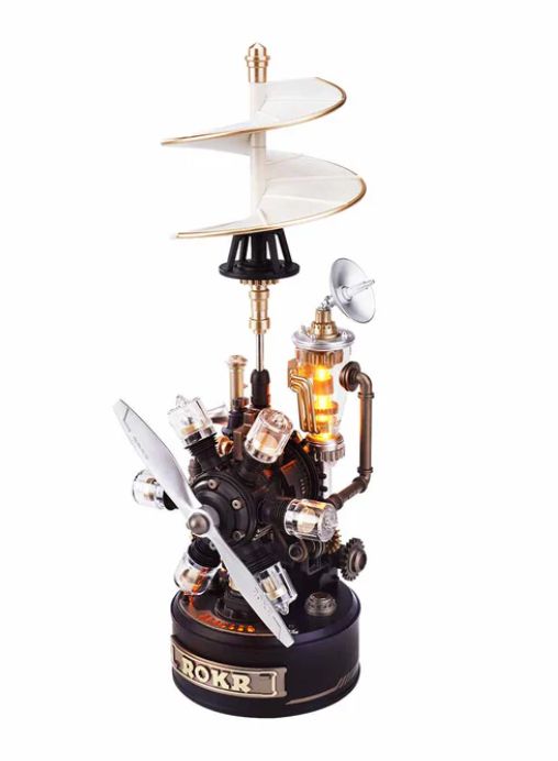 ROECGL01 ROKR Da Vinci Helicopter DIY Mechanical 3D Puzzle