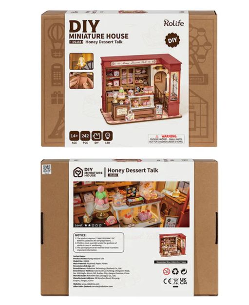 ROEDG168 Rolife Honey Dessert Talk DIY Miniature House Kit
