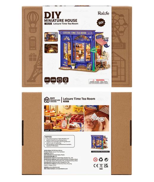 ROEDG171 Rolife Leisure Time Tea Room DIY Miniature House Kit