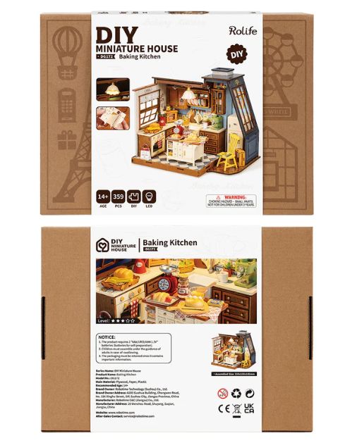 ROEDG172 Rolife Baking Kitchen DIY Miniature House Kit
