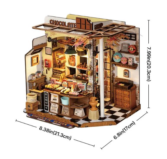 ROEDG174 Rolife Henry's Chocolate DIY Miniature House Kit