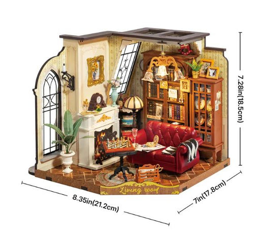 ROEDG175 Rolife Catherine's Living Room DIY Miniature House Kit