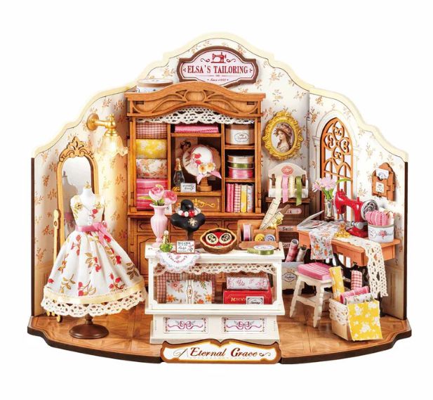 ROEDG178 Rolife Elsa's Tailoring DIY Miniature House Kit