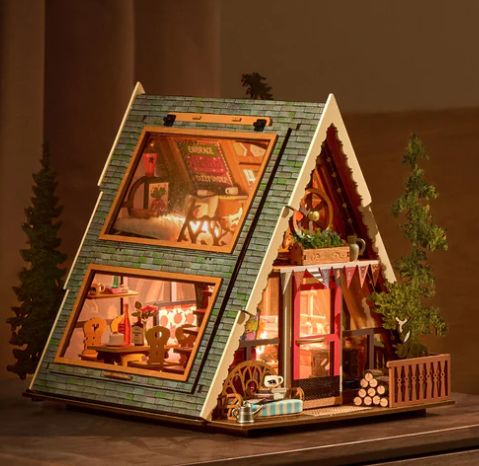 ROEDG181 Rolife A-Frame Cabin DIY Miniature House Kit