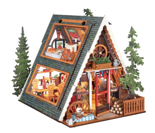 ROEDG181 Rolife A-Frame Cabin DIY Miniature House Kit