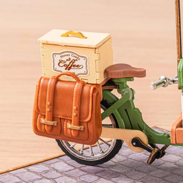 ROEDG182 Rolife Aromatic Coffee Cart DIY Miniature House