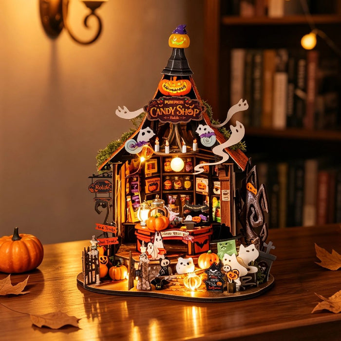 ROEDG186 Rolife Haunted Candy House DIY Minature House Kit