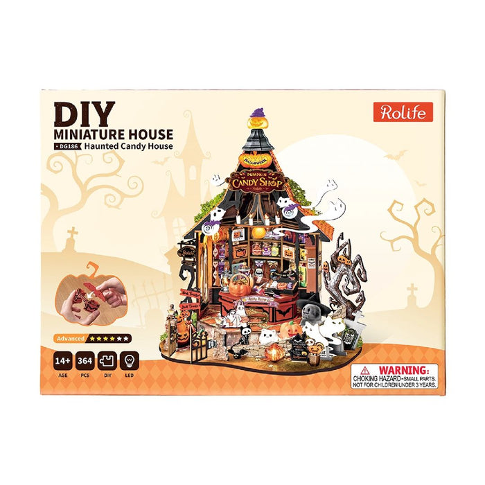 ROEDG186 Rolife Haunted Candy House DIY Minature House Kit