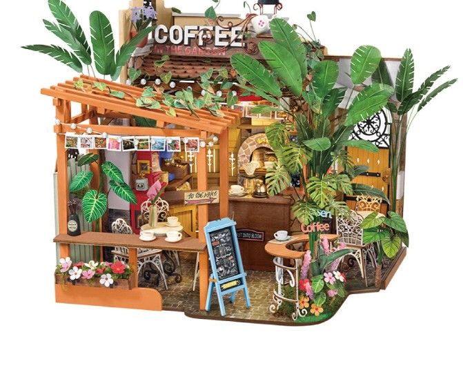 ROEDH201 Rolife Leafree Café DIY Minature House Kit