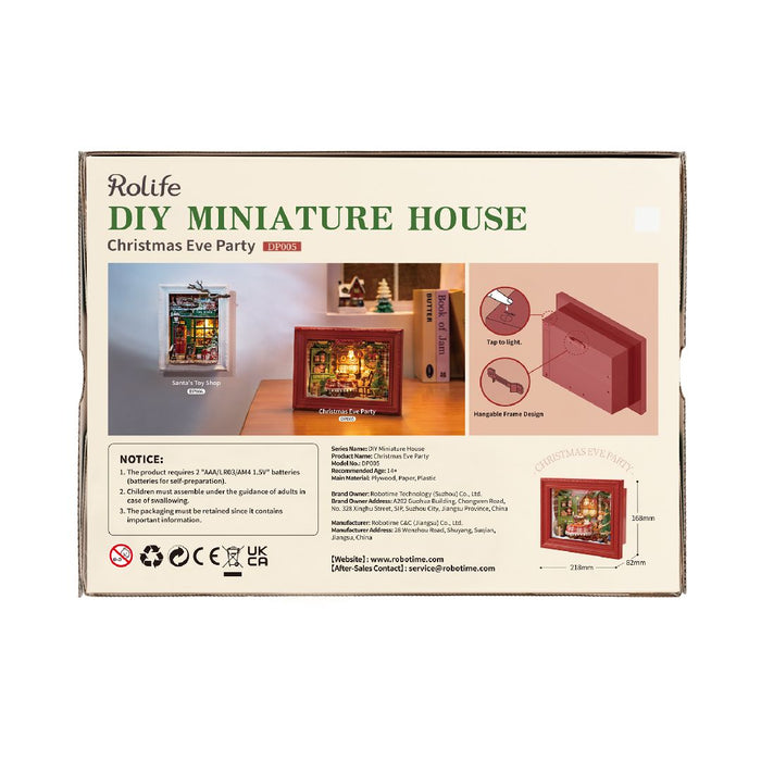 ROEDP005 Rolife Christmas Eve Party 3D Wooden Puzzle