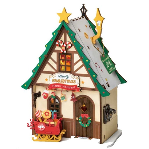 ROEDS036 Rolife Twinkling Christmas House Miniature Doll House