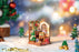 ROEDS041 Rolife Christmas Fireplace DIY Miniature Doll House Kit